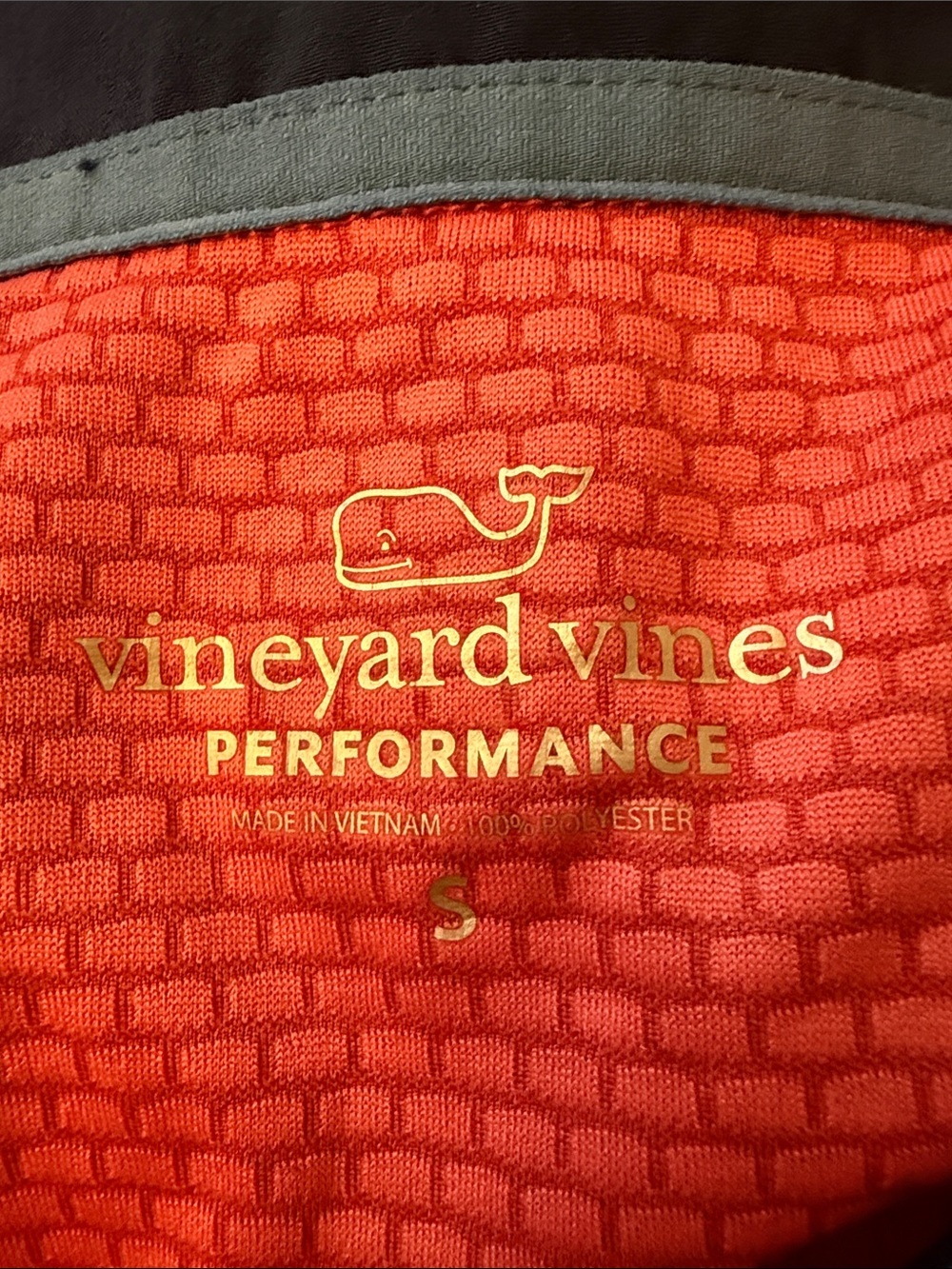 Vineyard Vines Men’s Sankaty Performance Quarter Zip Resort Red Pullover Small - Picture 5 of 8